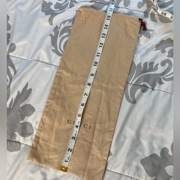 GUCCI Authentic Tan Dust Bag 15.5” x 7” - Picture 2 of 6